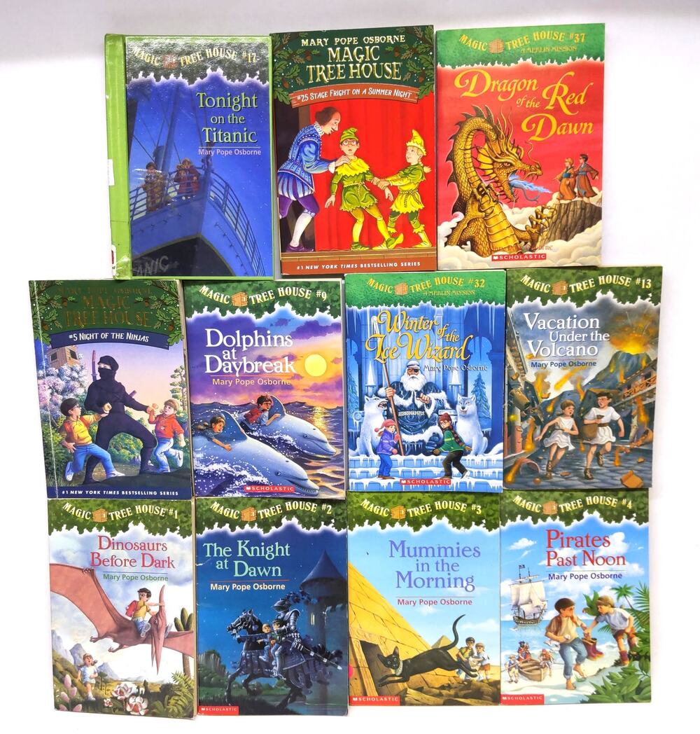 Mixed Lot of 11 - Magic Tree House Children's' paperback books - No Duplicates